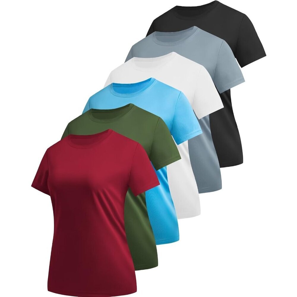 Workout Tops Women Short Sleeve UPF Sun Protection Quick Dry Athletic T Shirts